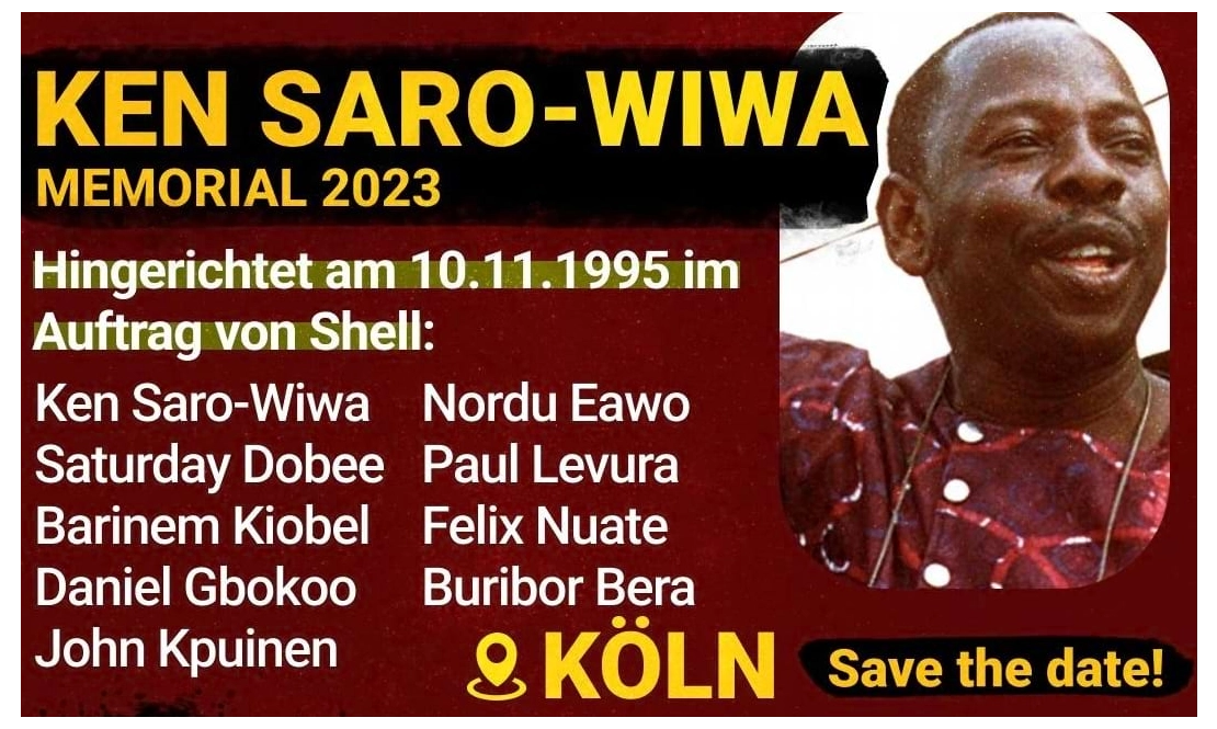 #KenSaroWiwa Memorial 2023