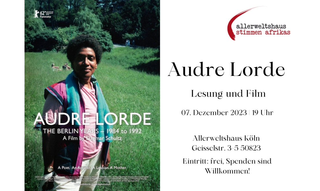 AUDRE LORDE – THE BERLIN YEARS 1984 – 1992 | Film und Lesung