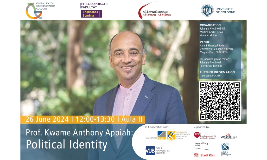 Public Lecture: Prof. Kwame Anthony Appiah (NYU), Political Identity