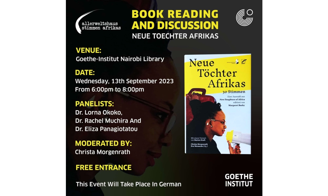 Book Launch & Book Discussion New Daughters of Africa | Goethe Institut Nairobi