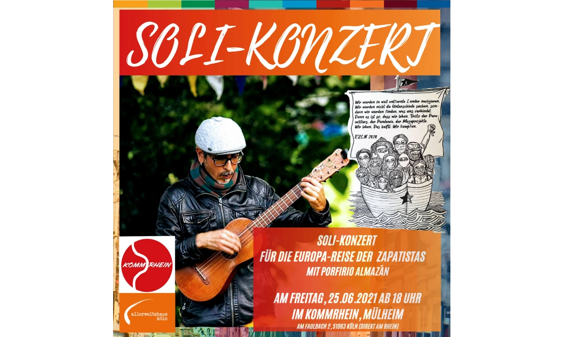 Solicafe und Solikonzert für die Reise der Zapatistas