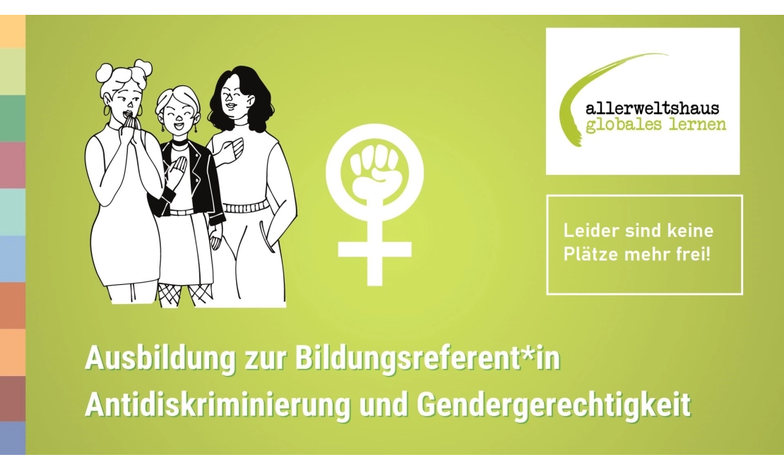 Ausbildung zur ﻿Bildungsreferent*in Antidiskriminierung und ﻿Gendergerechtigkeit