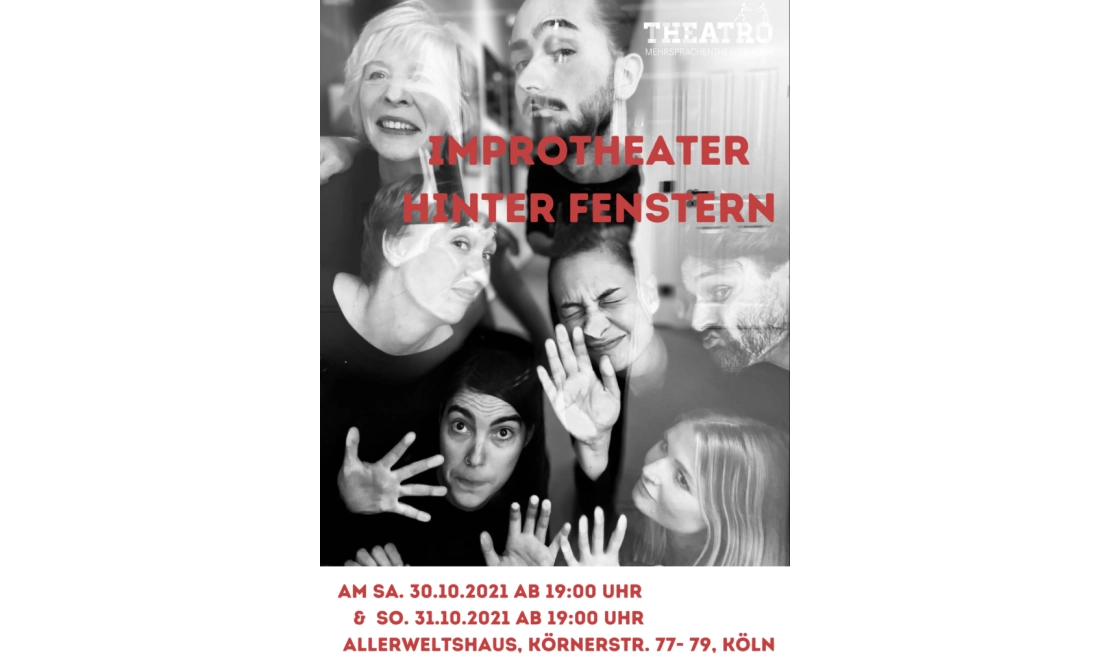 IMPRO-Theater hinter Fenstern