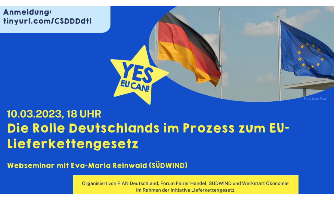 Die Rolle Deutschlands im Prozess zum EU-Lieferkettengesetz﻿