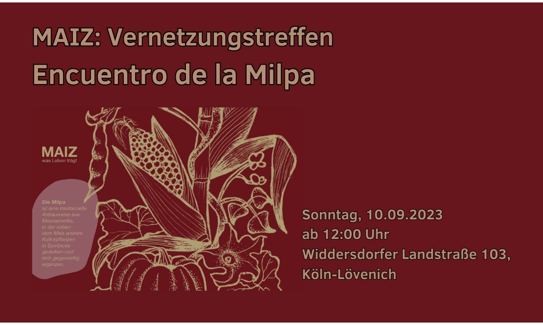 MAIZ: Vernetzungstreffen / Encuentro de la Milpa