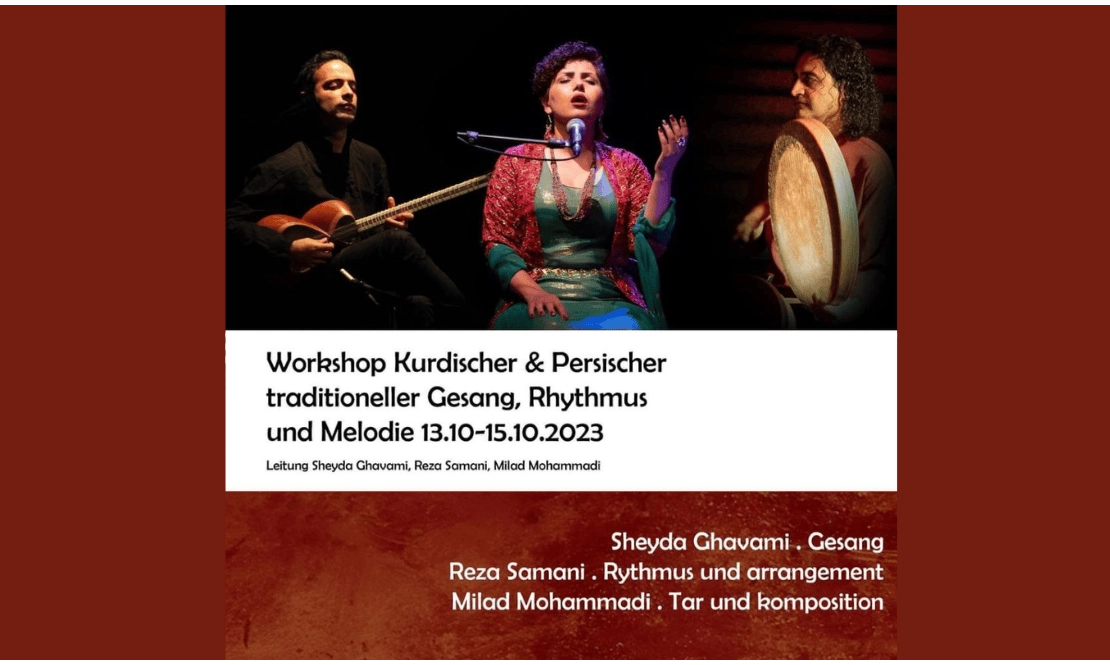 Workshop Kurdischer & Persischer ﻿traditioneller Gesang, Rhythmus und Melodie