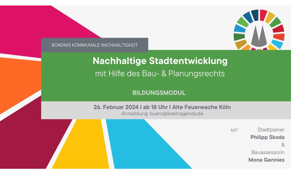 Nachhaltige Stadtentwicklung mit Hilfe des Bau- und Planungsrechts