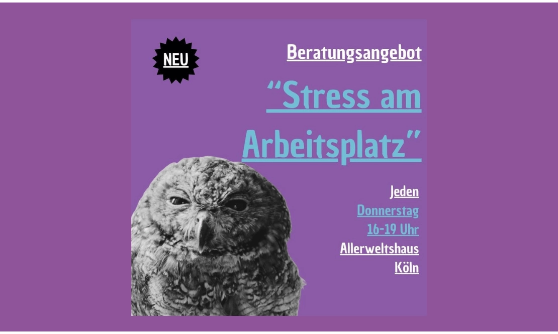 Beratungsangebot Stress am Arbeitsplatz