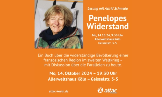 Penelopes Widerstand - Lesung mit Astrid Schmeda