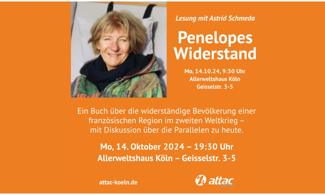 Penelopes Widerstand - Lesung mit Astrid Schmeda