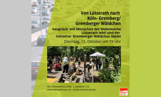 Von Lützerath nach Köln- Gremberg / Gremberger Wäldchen