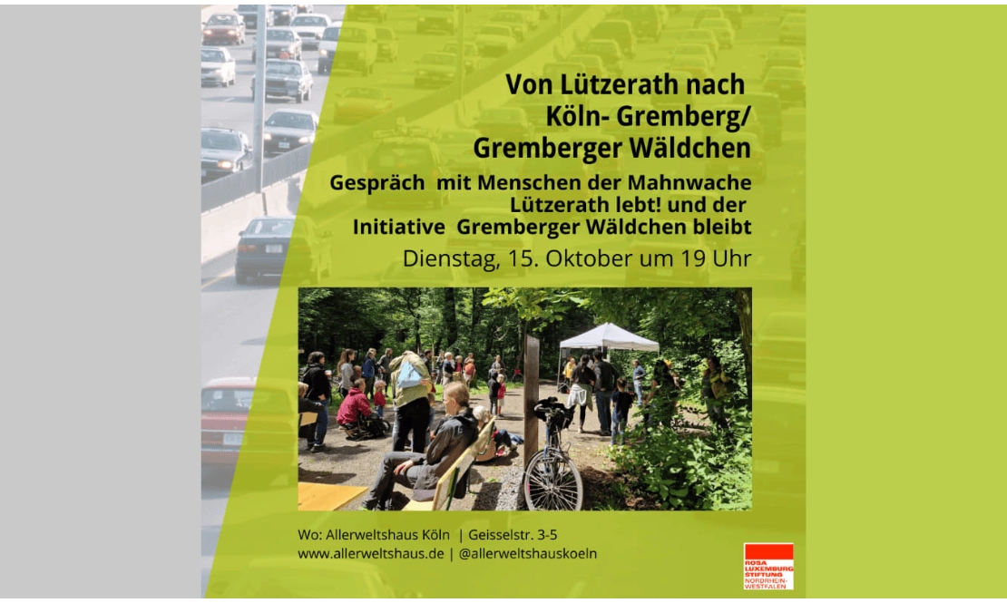 Von Lützerath nach Köln- Gremberg / Gremberger Wäldchen