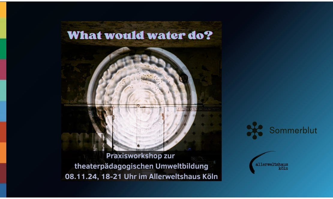 Praxisworkshop zur theaterpädagogische Umweltbildung