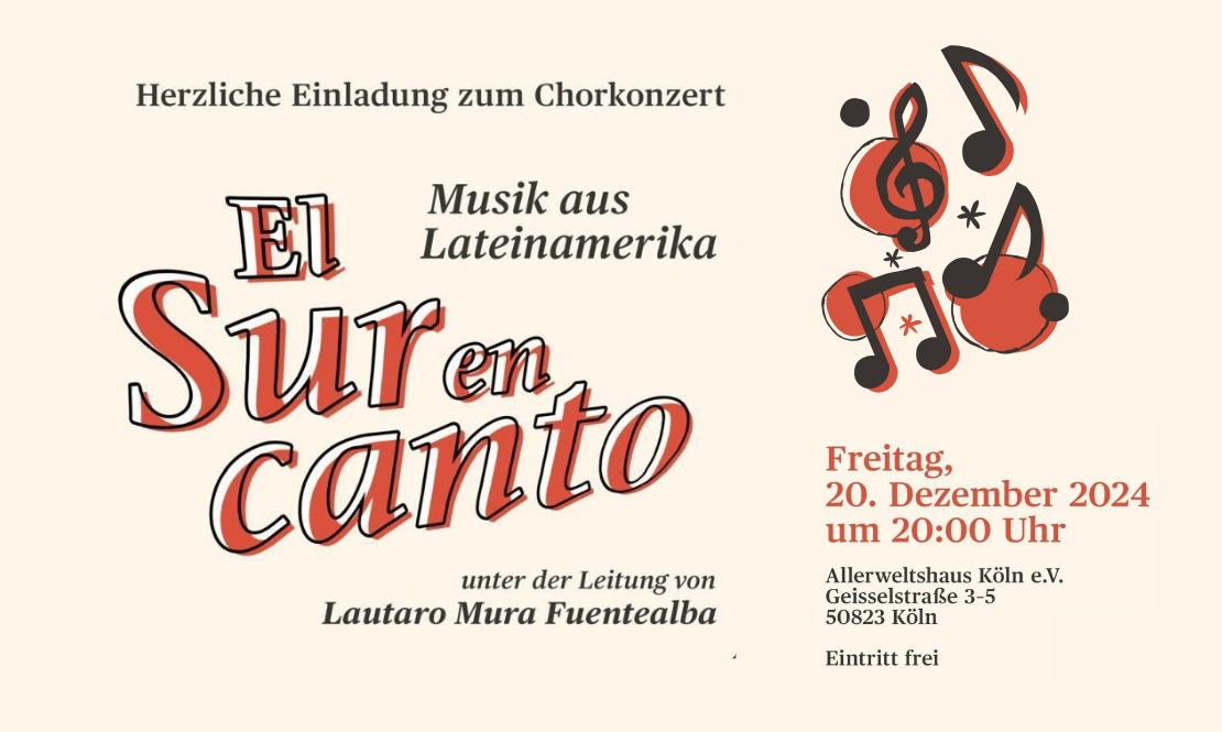 Chorkonzert von El Sur en Canto