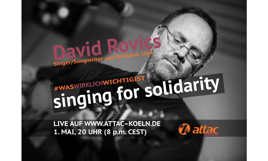 Livestream: Singing for Solidarity mit David Rovics