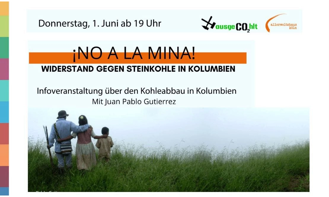 Infoveranstaltung <br> über den Kohleabbau in Kolumbien