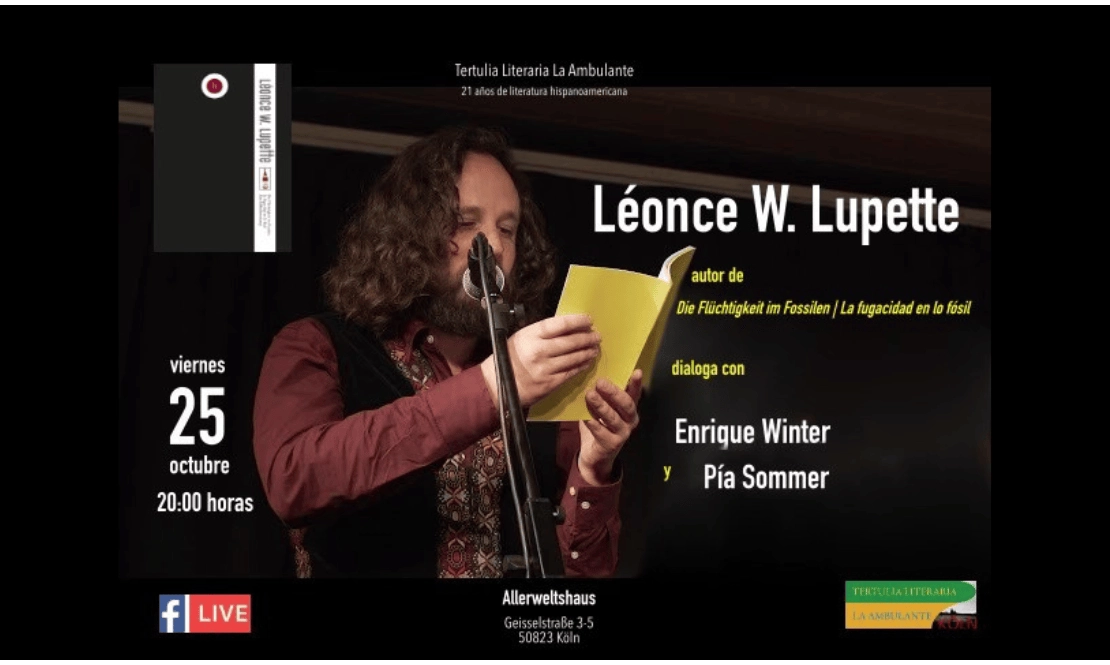 Tertulia literaria con Léonce W. Lupette