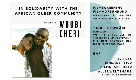 Solidarity with the African queer community!