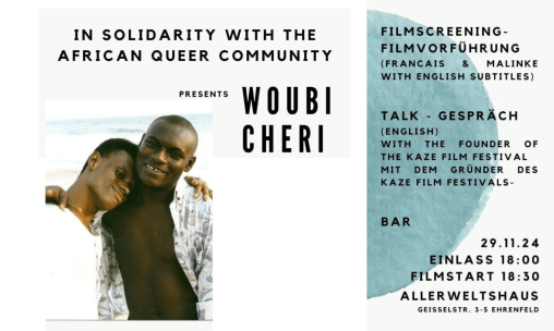 Solidarity with the African queer community!