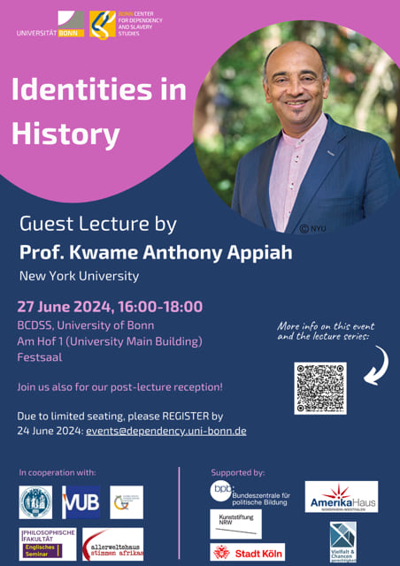 Guest Lecture by Prof. Kwame Anthony Appiah-Identities in History