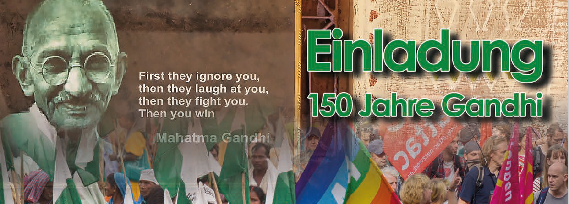 150 Jahre Gandhi – Was bedeutet das für Deutschland, Europa, die Welt?